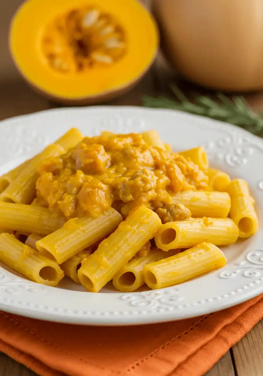 Pasta Zucca e Salsiccia