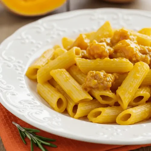 Pasta Zucca e Salsiccia