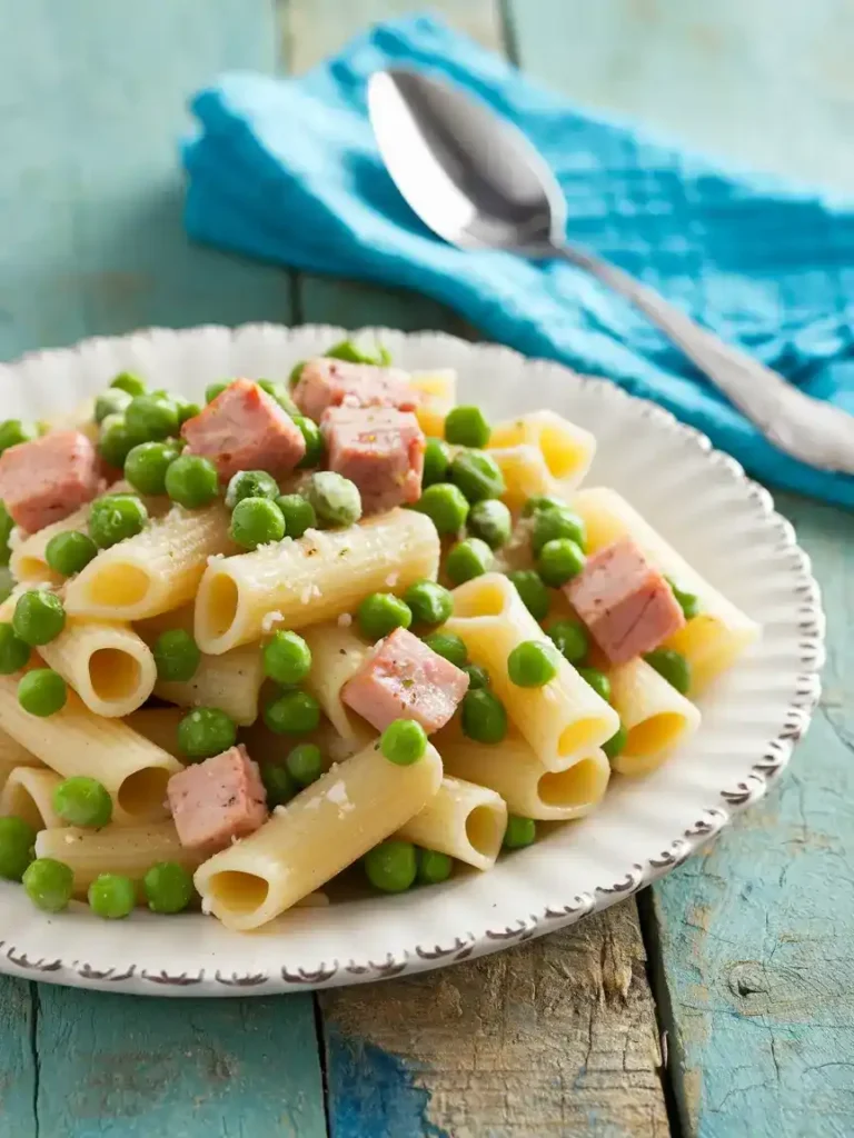 Pasta e piselli alla napoletana