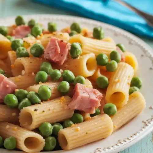 Pasta e piselli alla napoletana