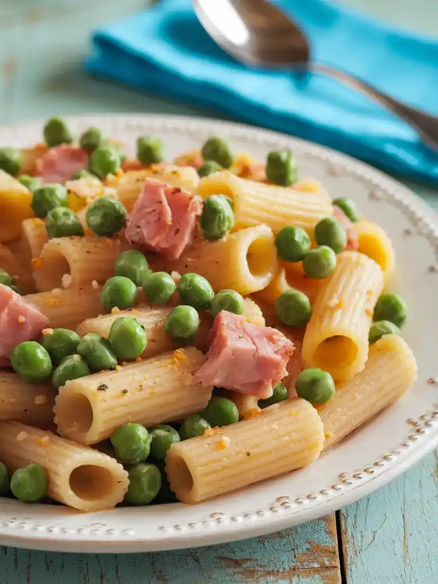 Pasta e piselli alla napoletana