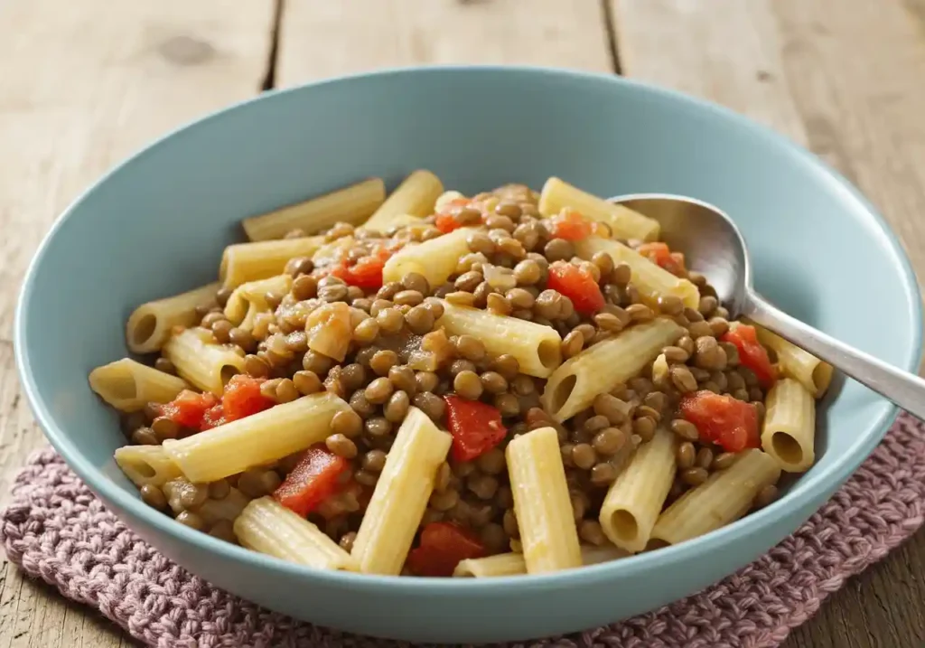 pasta e lenticchie
