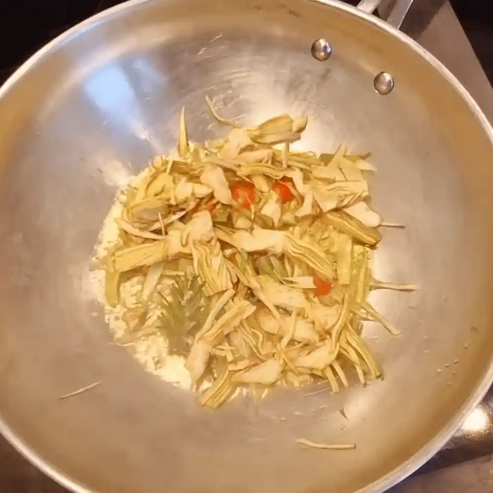 pasta con carciofi